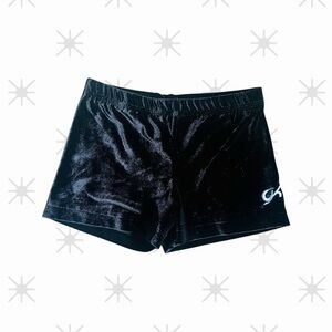 Gymnastics Dance Shorts, Size Small, Black Velvet, GK